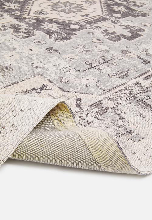Sixth Floor - Midnight chenille rug - blue