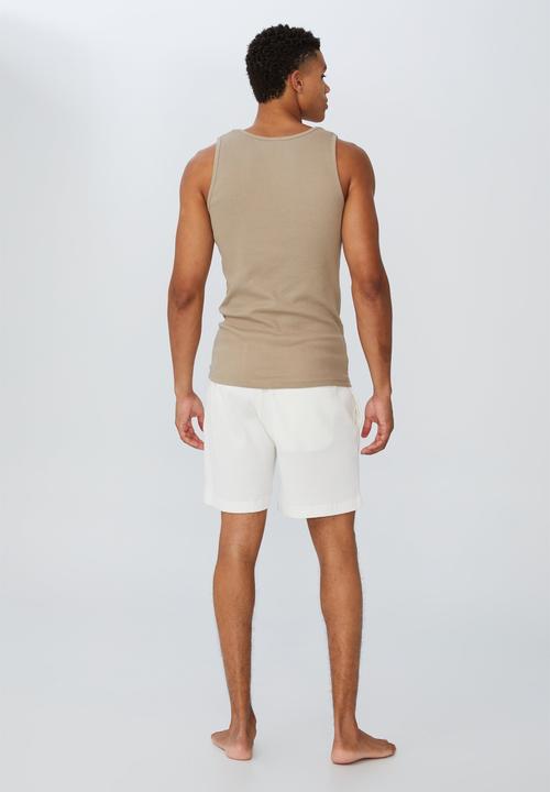 Cotton On - 2x2 rib tank - gravel stone