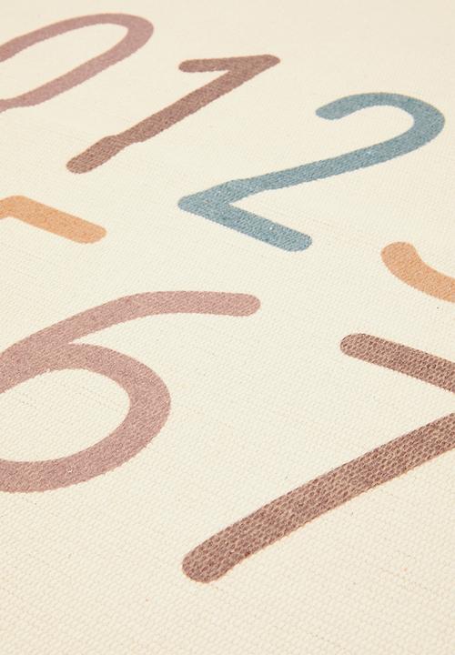 H&S - Numbers rug - multi