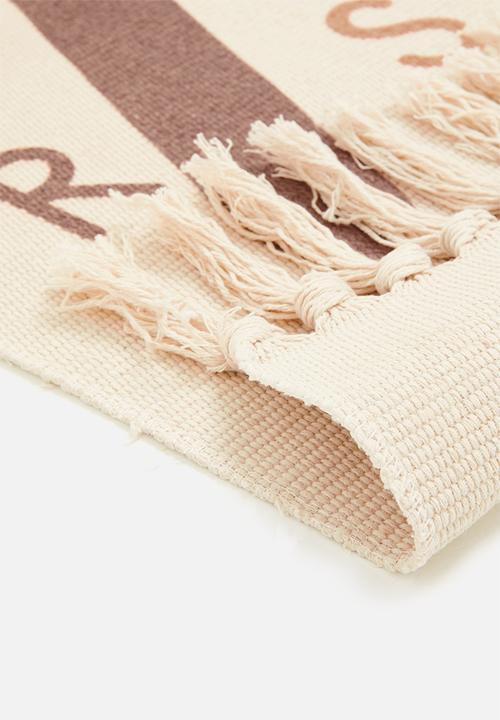 H&S - Alphabet rug - multi