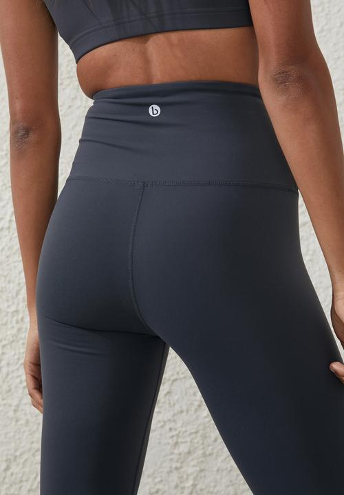 Cotton On - Active high waist core full length tight - element blue
