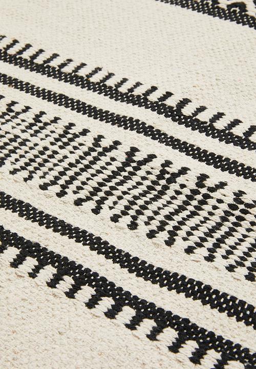 H&S - Kali woven runner - black