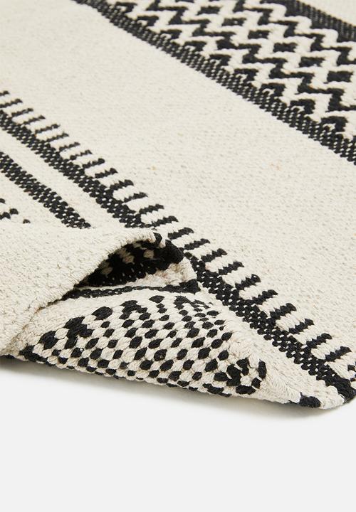 H&S - Kali woven runner - black
