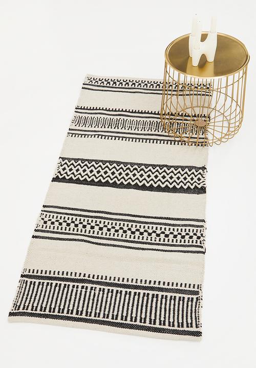 H&S - Kali woven runner - black