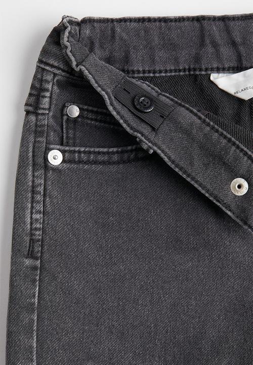 H&M - Relaxed fit super soft jeans - dark grey