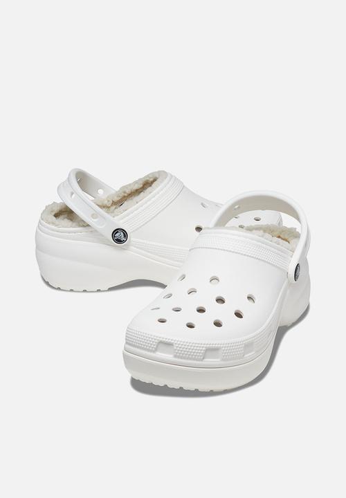 Crocs - Classic platform lined clog w - white