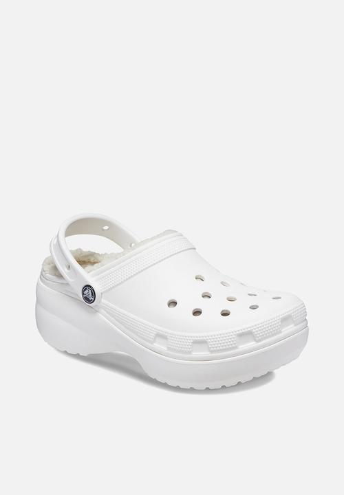 Crocs - Classic platform lined clog w - white