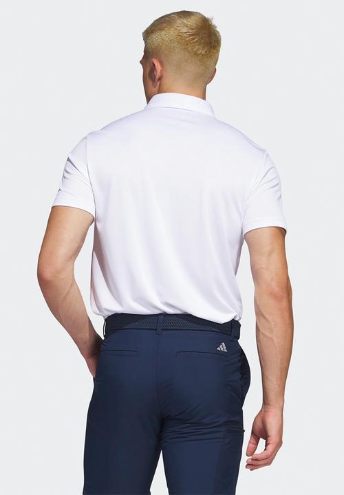 adidas Performance - Chest print polo - white
