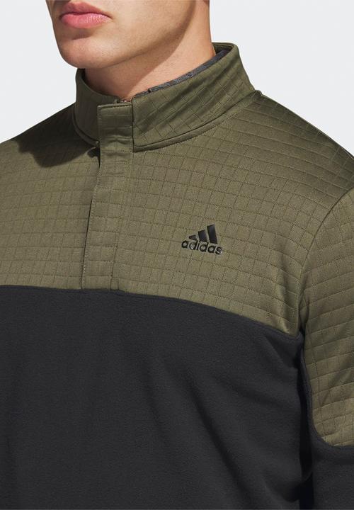 adidas Performance - Dwr blk 1/4 z - olive strata/black