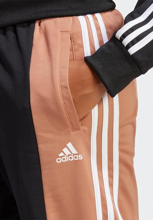 adidas Performance - W bold block track suit - black