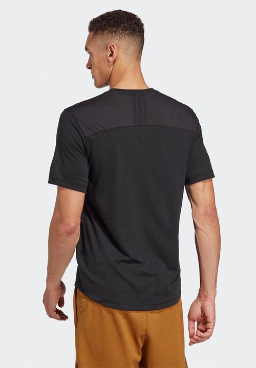 adidas Performance - Yoga base tee - black/carbon