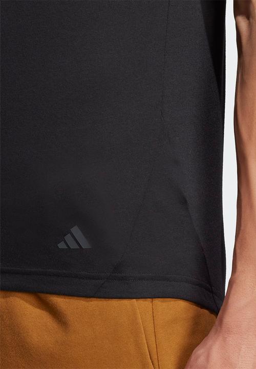 adidas Performance - Yoga base tee - black/carbon