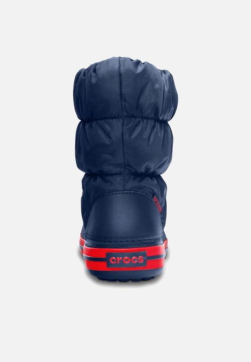 Crocs - Winter puff boot kids - navy & red