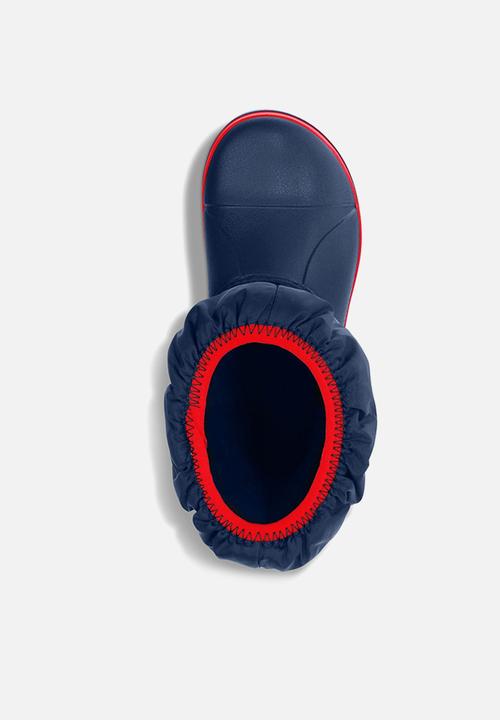 Crocs - Winter puff boot kids - navy & red