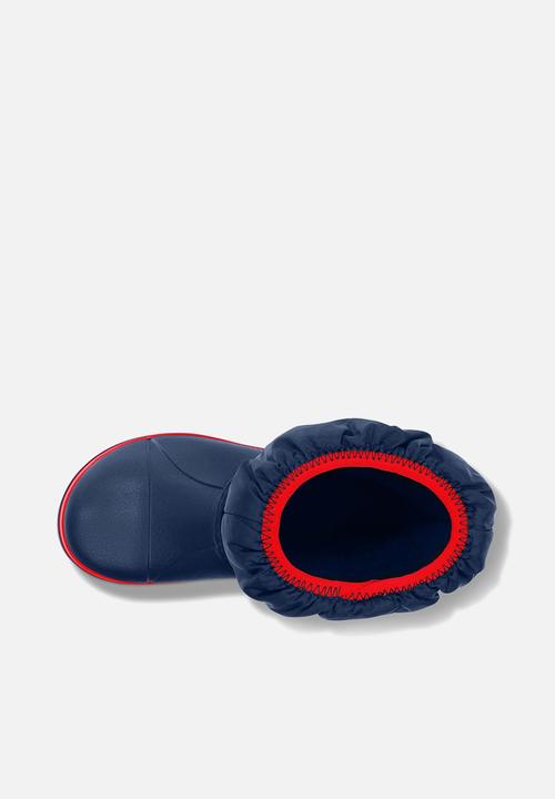 Crocs - Winter puff boot kids - navy & red