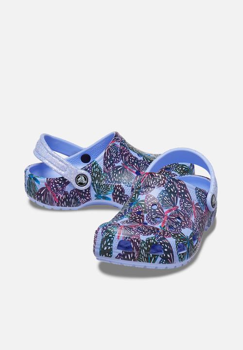 Crocs - Classic butterfly clog k - moon jelly & multi