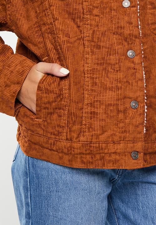 Levi’s® - 90s sherpa trucker - ginger bread