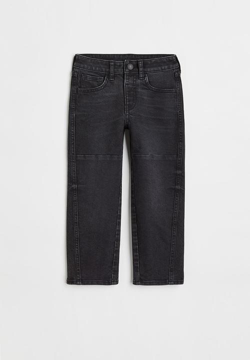 H&M - Comfort stretch loose fit jeans - black
