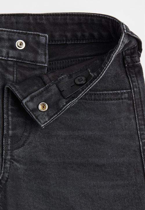 H&M - Comfort stretch loose fit jeans - black