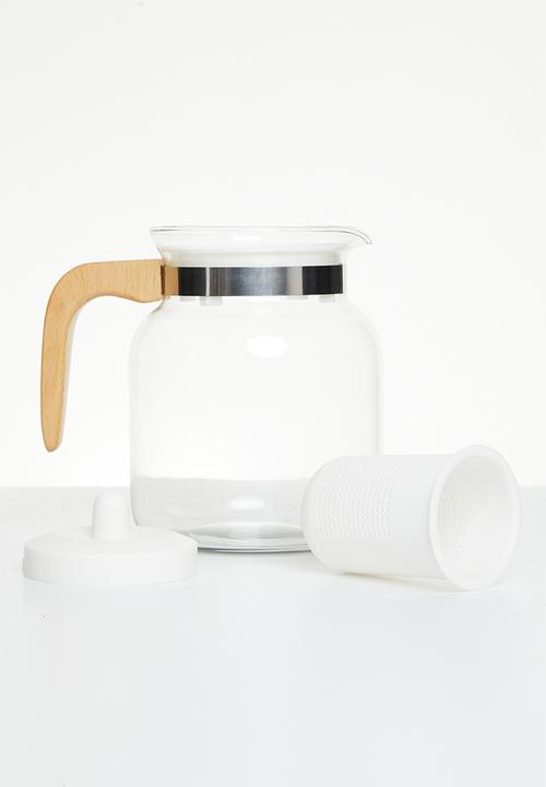 Excellent Houseware - Glass teapot - natural
