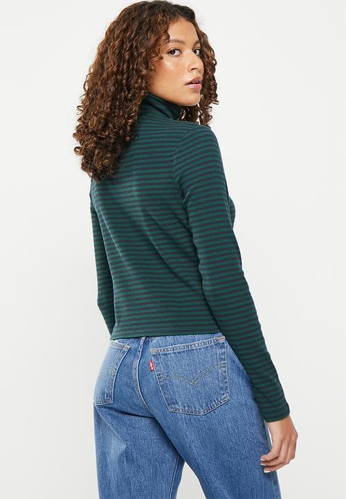 Levi’s® - Moon rib turtleneck - deep sea moss