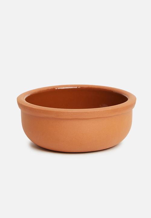 Excellent Houseware - Terracotta ramekin- rust 