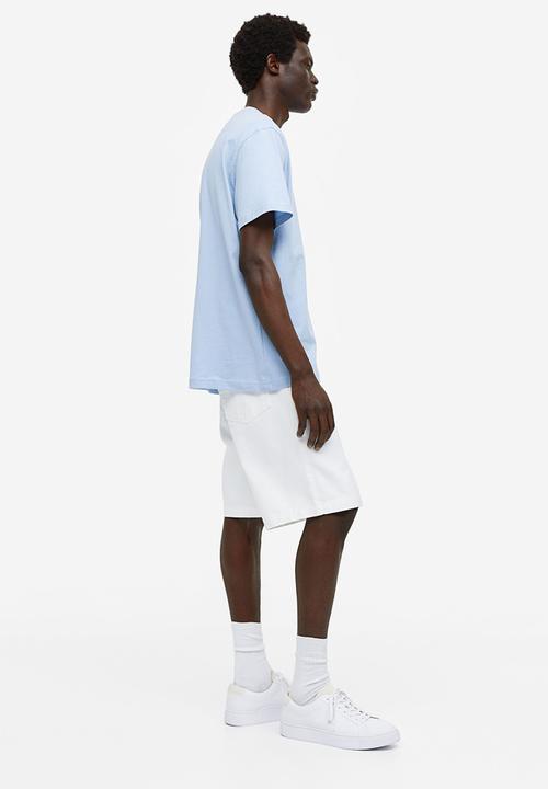 H&M - Essentials no 7: the T-shirt - light blue