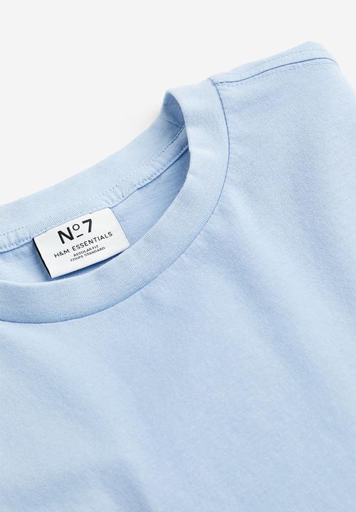 H&M - Essentials no 7: the T-shirt - light blue