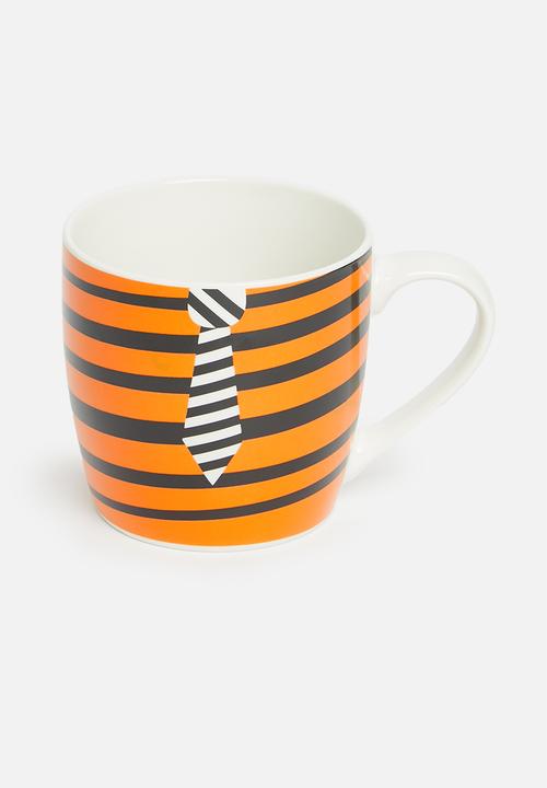H&S - Tiger cup and bowl set - orange