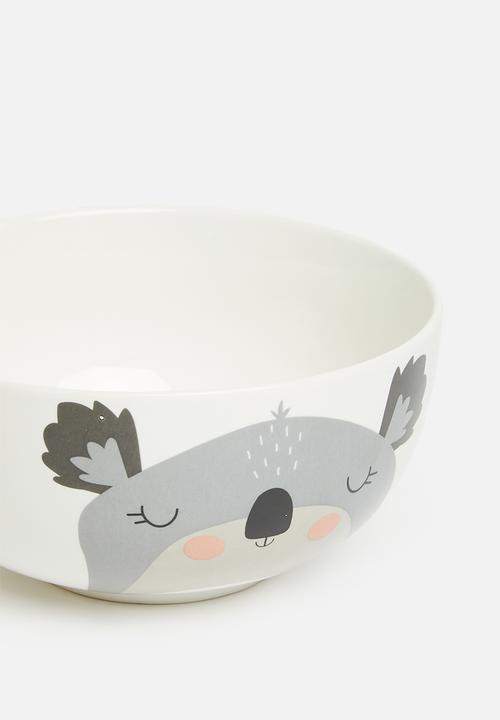 H&S - Koala cup and bowl set - grey
