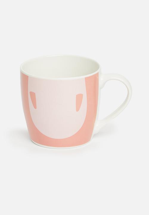 H&S - Piggy cup and bowl set - pink