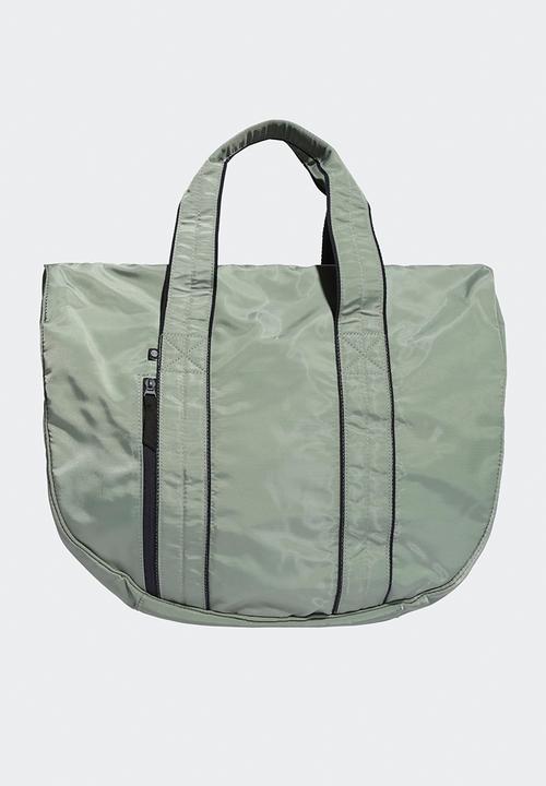 adidas Performance - W studio tote - silver green/legend ink/white