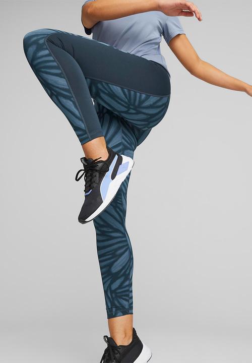 PUMA - Train favorites aop high waist 7/8 tight - dark night