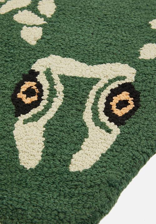 Sixth Floor - Croc rug - green