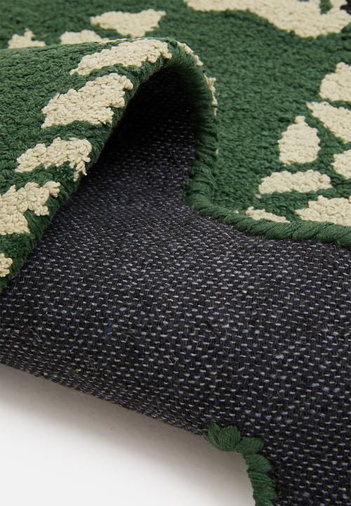 Sixth Floor - Croc rug - green