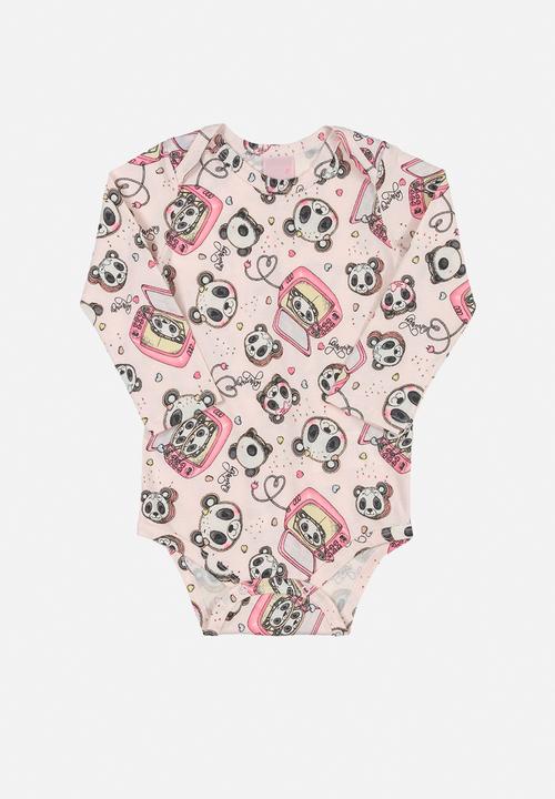 Quimby - Elastane jersey bodysuit - light pink