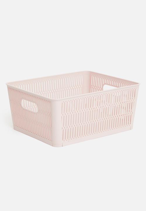 Storage Solutions - Meshy storage basket - soft pink