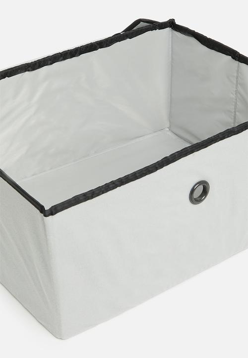 H&S - Caymen storage box with lid - grey