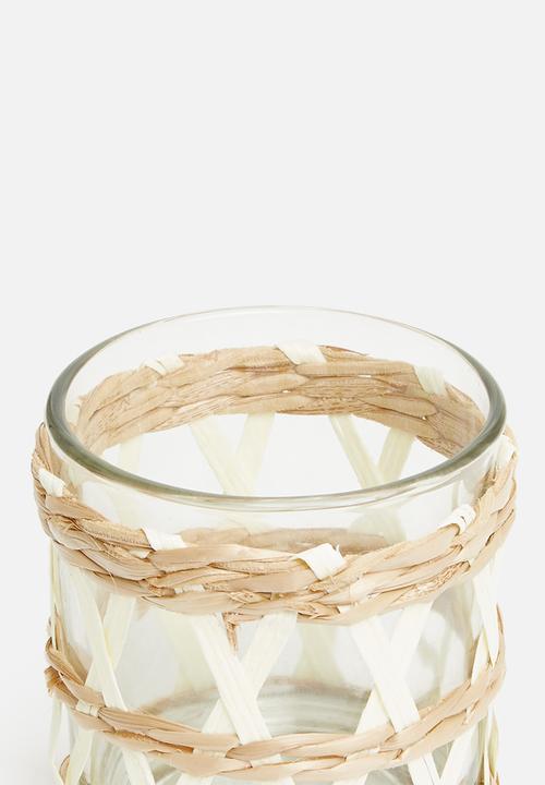 H&S - Willow tealight holder - white