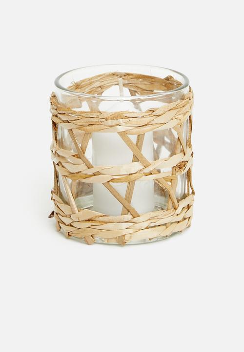 H&S - Willow tealight holder - natural