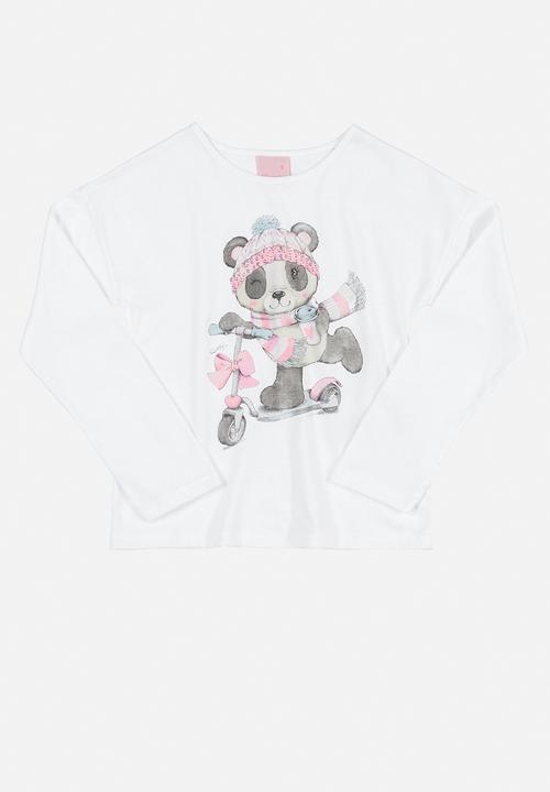 Quimby - Single jersey blouse - white