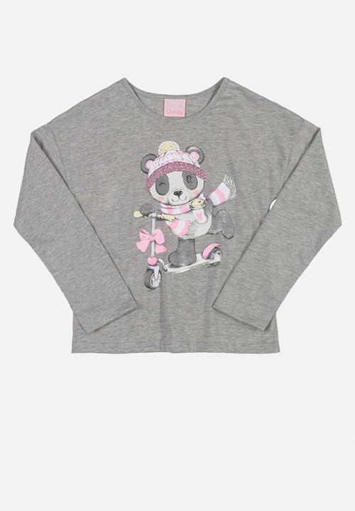 Quimby - Single jersey blouse - grey