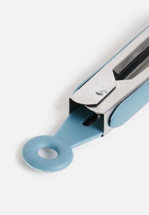 Excellent Houseware - Stainless steel tongs - blue