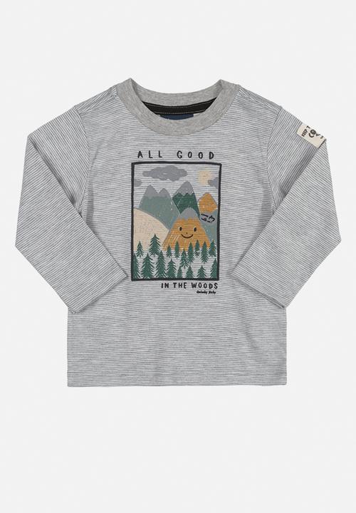 Quimby - Yarn dyed single jersey T-shirt - grey