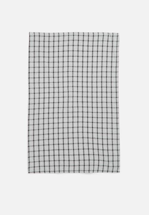 Excellent Houseware - 3 Pack kitchen towel-grey