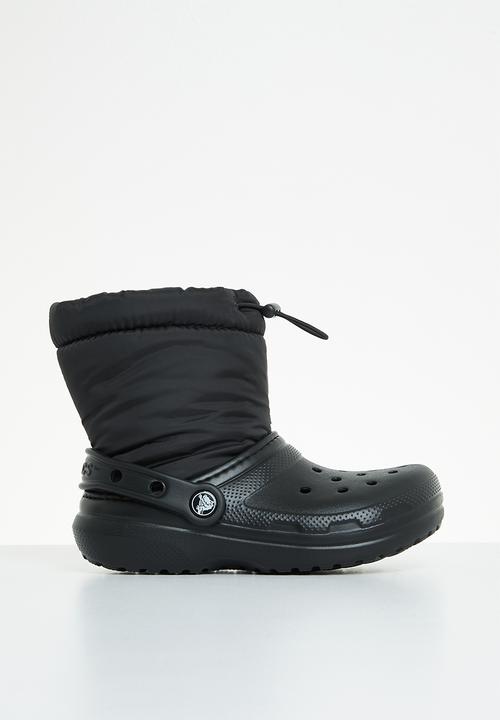 Crocs - Classic lined neo puff boot k - black