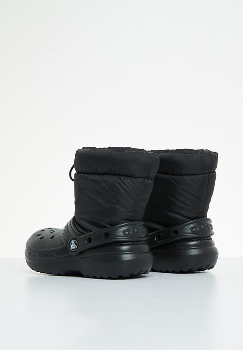 Crocs - Classic lined neo puff boot k - black