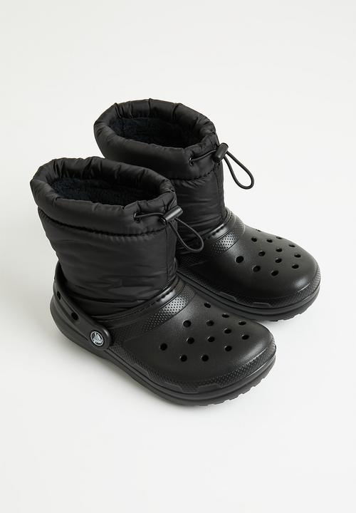 Crocs - Classic lined neo puff boot k - black