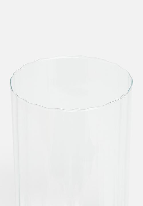 H&S - Optical effect vase - clear