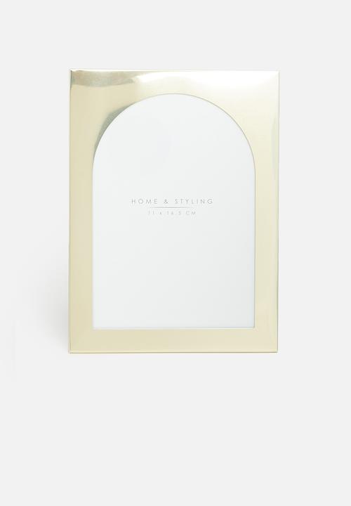 H&S - Arch plated frame - gold